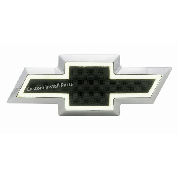 OEM GM Front Grille Bowtie Emblem Badge Glossy Black for Chevrolet Silverado 